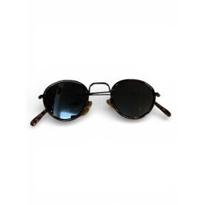 Round Sunglass with Brown Polarized Lens Honey Tortoise - Miami